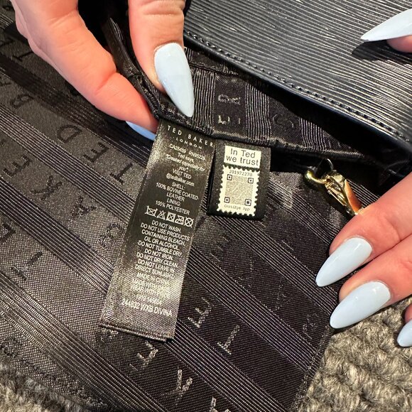 Ted Baker Black Bow Purse - Picture 1 of 3